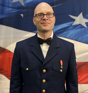 Petty Officer Andrew Tompkins, Ph.D portrait