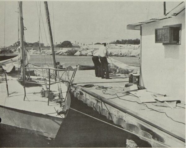 Photo: Sailing Vessel “Chinook” at the pier at GTMO