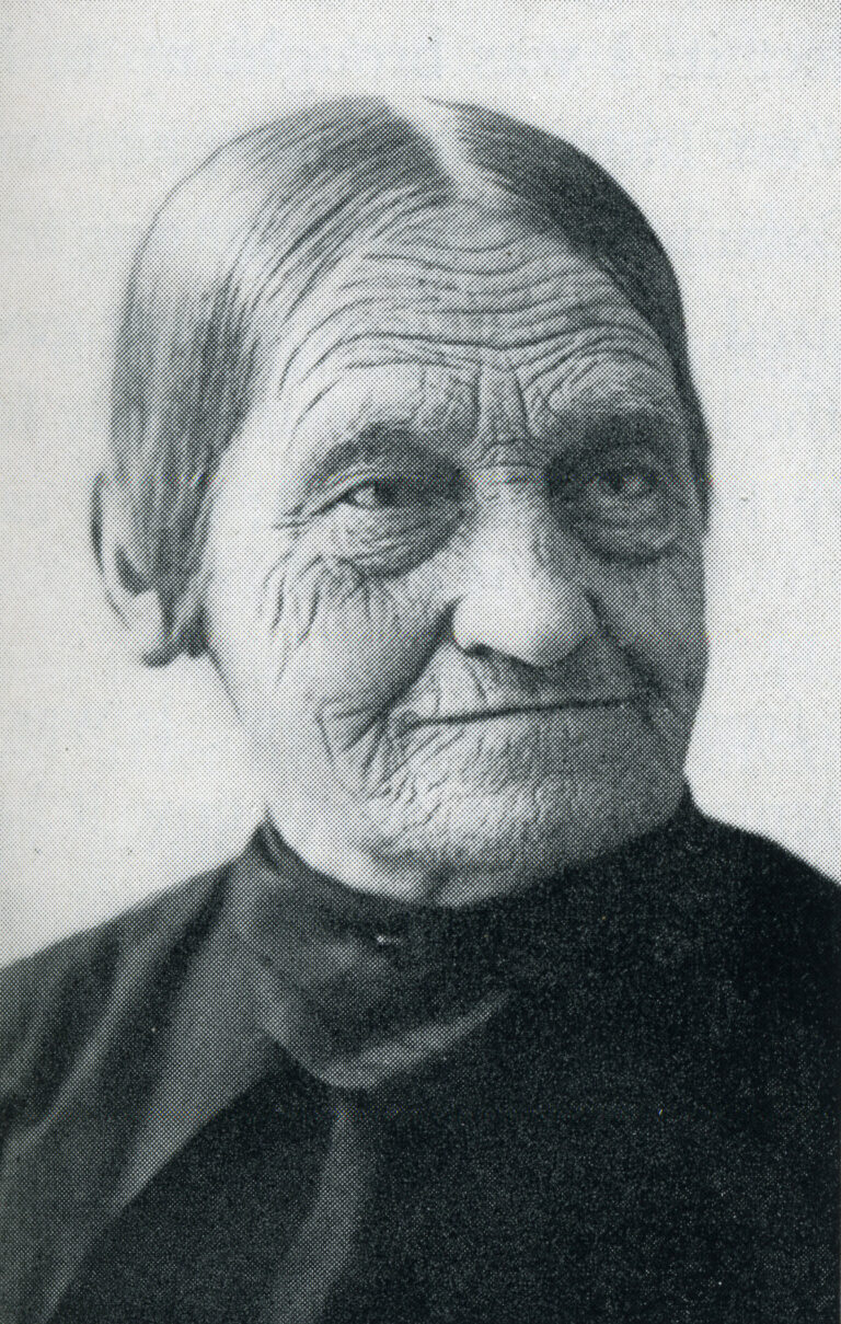 Photo: Portrait photo of Kate Moore late in life.
