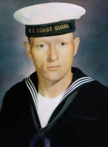 Official portrait photo of Charles William Sexton in dress blues