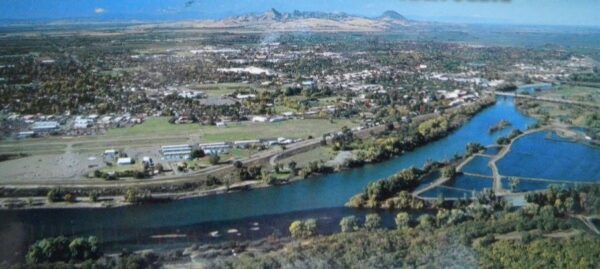 Overhead photo of Yuba City.