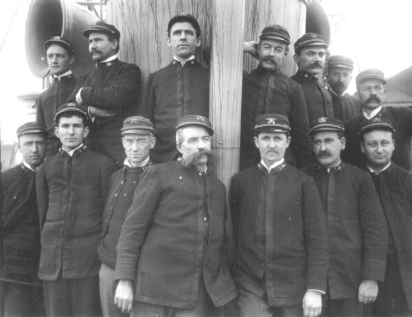 Photo: Group portrait of the officers of the Bear.