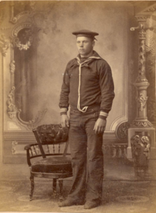 Photo: Unnamed crewman of the Wolcott.