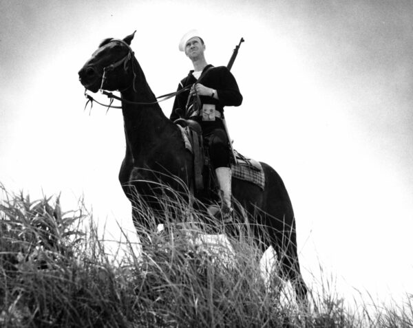 Photo: Mounted beach patrol