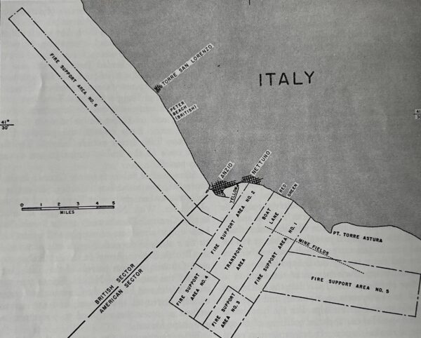 Map of Anzio