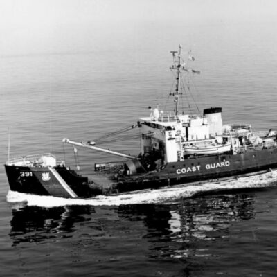 Photo: Blackthorn at sea.