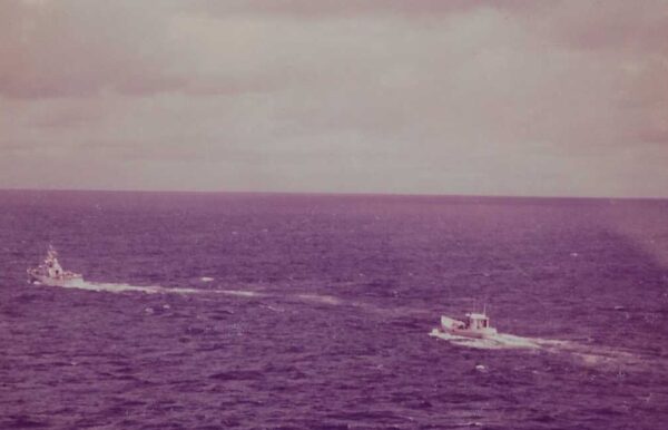 Photo: The Point Francis towing F/V Thomas E.