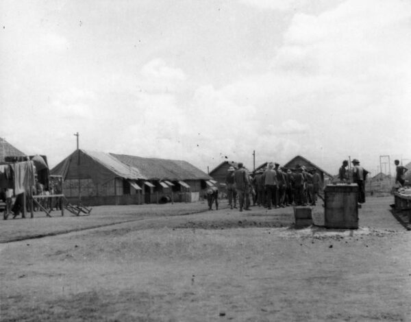 Photo: Allied POWs marching in formation