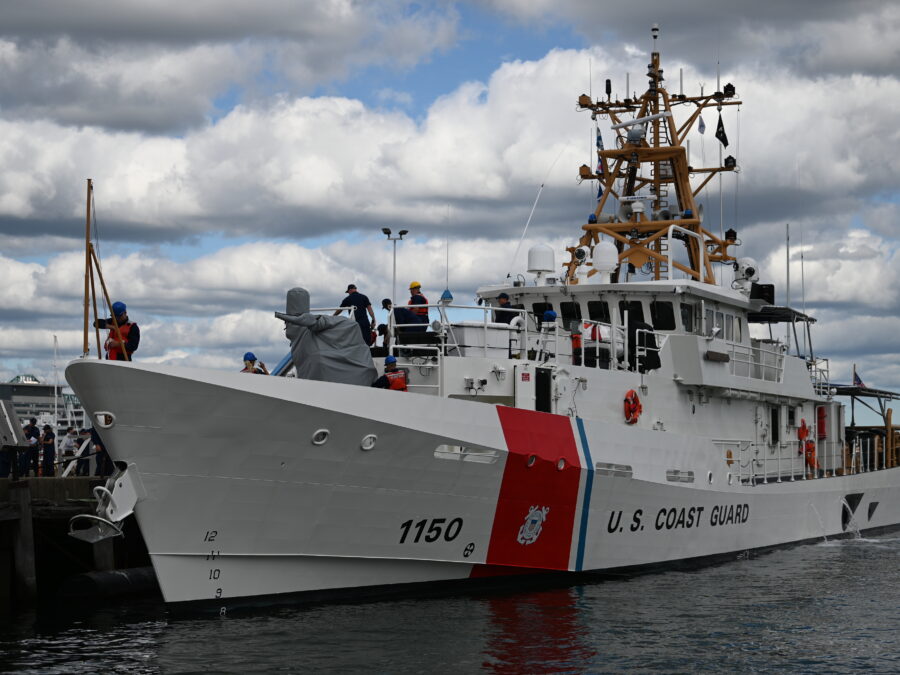 Photo: Coast Guard Cutter William Chadwick (WPC-1150) docked.