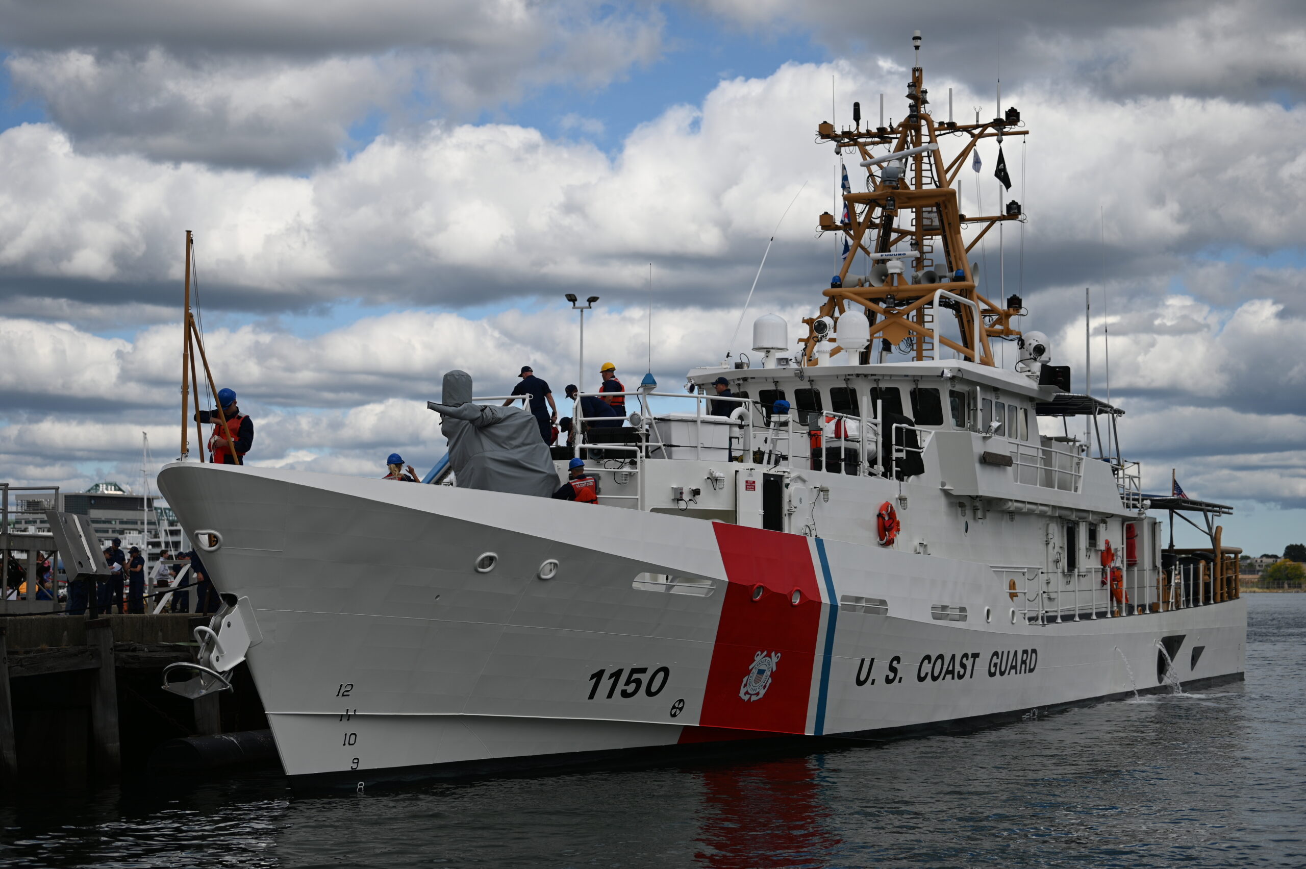 Photo: Coast Guard Cutter William Chadwick (WPC-1150) docked.