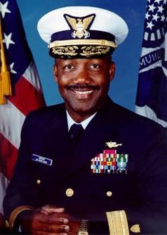 Photo: Official portrait of Admiral Erroll Brown.