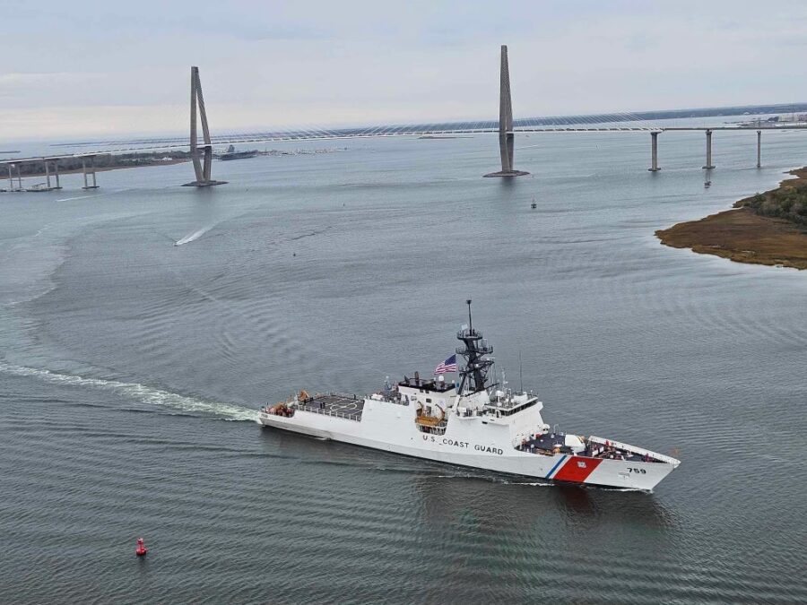Photo: U.S. Coast Guard Cutter Calhoun (WMSL 759)