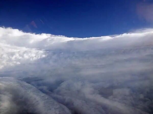 Photo: Hurricane eyewall