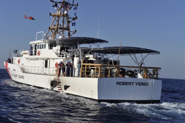 Photo: Aft view of Coast Guard Cutter Robert Yered