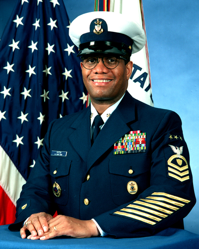 Photo: Official portrait of Master Chief Petty Officer Vincent W. Patton