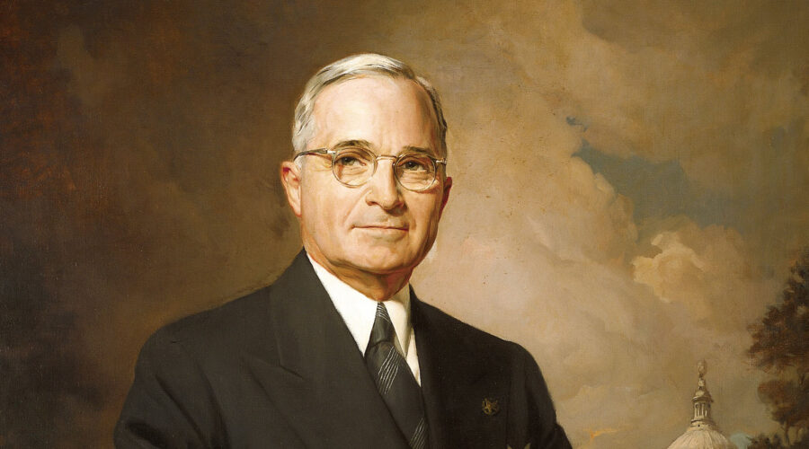Official portrait of President Harry S. Truman