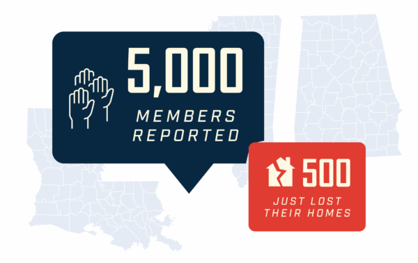Infographics: 5,000 U.S. Coast Guard members reported for duty, while 500 of those members had just lost their homes.